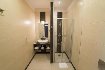 Łazienka w obiekcie Hotel Starka