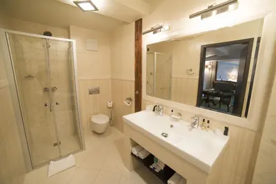 Łazienka w obiekcie Hotel Starka