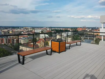 Balkon lub taras w obiekcie IntelliParts (Atal Towers)