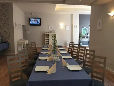 Telewizja i/lub zestaw kina domowego w obiekcie KAMION Ośrodek Wypoczynkowy