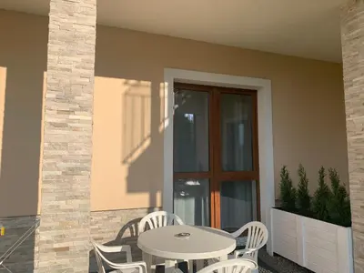 Balkon lub taras w obiekcie Zlote Modrzewie
