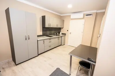 Kuchnia lub aneks kuchenny w obiekcie Apartamenty Wawrzyniak