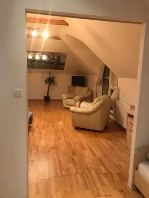 Część wypoczynkowa w obiekcie Apartamenty w ogrodzie