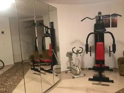 Centrum fitness w obiekcie Apartamenty w ogrodzie