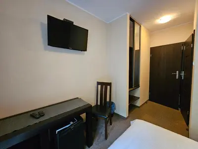 Telewizja i/lub zestaw kina domowego w obiekcie Dom Gościnny Trojak
