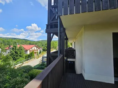 Balkon lub taras w obiekcie Dom Gościnny Trojak