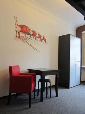 Część wypoczynkowa w obiekcie Hostel Wratislavia