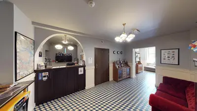 Telewizja i/lub zestaw kina domowego w obiekcie Hostel Wratislavia