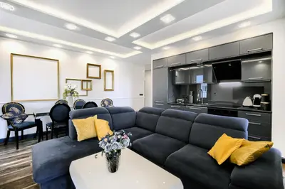 Część wypoczynkowa w obiekcie About Art Apartments - Sikorskiego