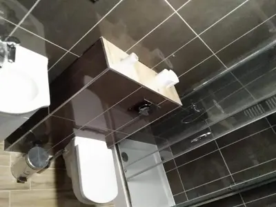 Łazienka w obiekcie Apartamenty Górskie LĄDEK-ZDRÓJ