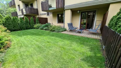 Ogród w obiekcie Lux Apartment Park
