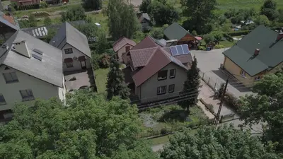 Budynek, w którym mieści się domek letniskowy