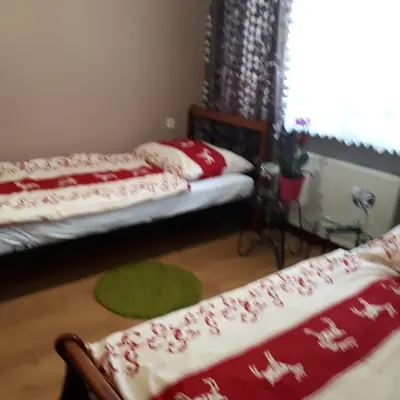 Łóżko lub łóżka w pokoju w obiekcie Agroturystyka 