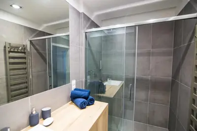 Łazienka w obiekcie Apartamenty City Tower od WroclawApartament-pl