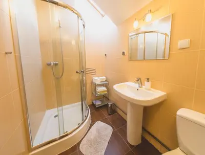 Łazienka w obiekcie Apartament Zdrojowy przy Parku