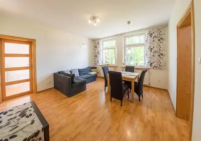 Część wypoczynkowa w obiekcie Apartament Zdrojowy przy Parku