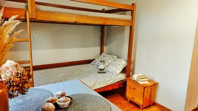 Łóżko lub łóżka w pokoju w obiekcie Agroturystyka Bobrowniki