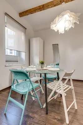Kuchnia lub aneks kuchenny w obiekcie Apartament Szczęśliwa Trzynastka