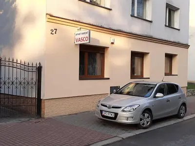 Budynek, w którym mieści się apartament