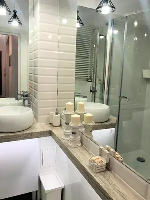 Łazienka w obiekcie Apartament BellaPola 2