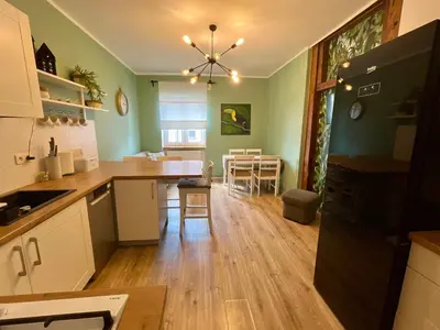 Kuchnia lub aneks kuchenny w obiekcie Apartamenty Dobranocka