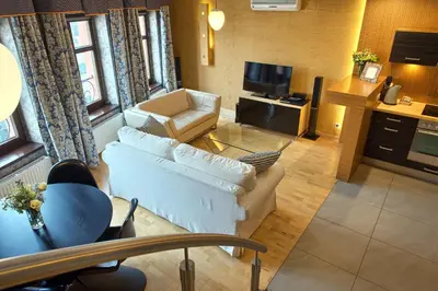 Część wypoczynkowa w obiekcie SleepWalker Boutique Suites