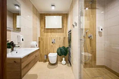 Łazienka w obiekcie Hotelik B&B Pod Dębami