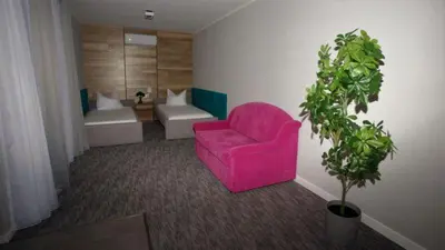 Część wypoczynkowa w obiekcie Hotelik B&B Pod Dębami