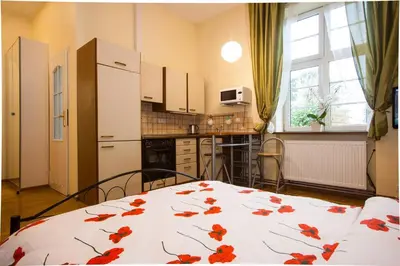 Kuchnia lub aneks kuchenny w obiekcie Słowiańska 4