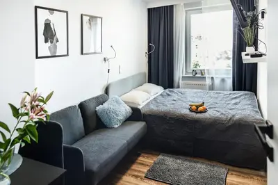 Część wypoczynkowa w obiekcie Komfortowe apartamenty w centrum Wrocławia