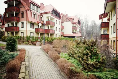 Ogród w obiekcie Apartament TSO Parkowa Polana