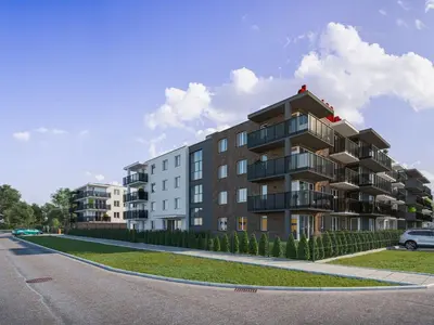 Budynek, w którym mieści się apartament
