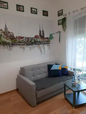 Część wypoczynkowa w obiekcie Apartament Nad Starą Odrą