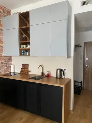 Kuchnia lub aneks kuchenny w obiekcie Apartament Nad Starą Odrą