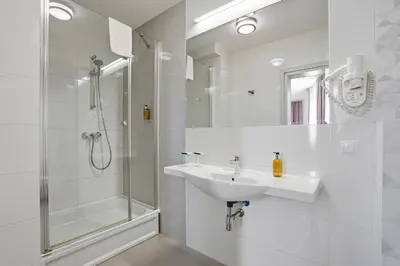 Łazienka w obiekcie Hotel Bielany