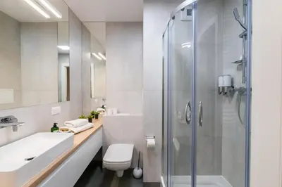 Łazienka w obiekcie Q17 Apartments Rynek