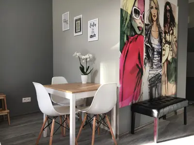 Część wypoczynkowa w obiekcie Apartament Easy Stay Center