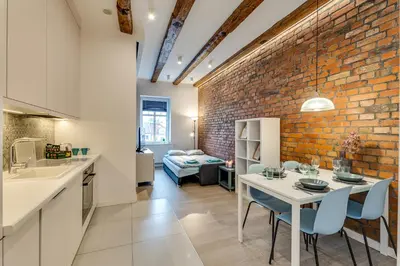 Kuchnia lub aneks kuchenny w obiekcie Apartament Z Widokiem Na Rynek