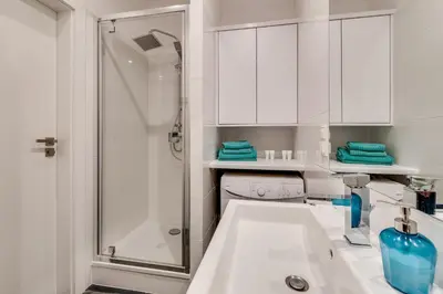 Łazienka w obiekcie Apartament Z Widokiem Na Rynek