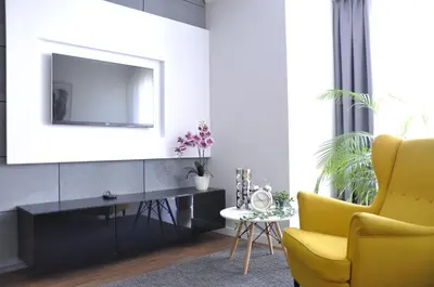 Część wypoczynkowa w obiekcie Apartament na Tęczowej