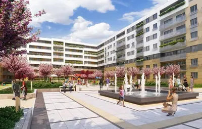 Ogród w obiekcie Apartament na Tęczowej