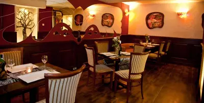 Restauracja lub miejsce do jedzenia w obiekcie Hotel Srebrna Góra