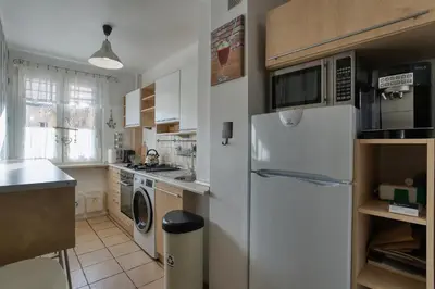 Kuchnia lub aneks kuchenny w obiekcie Apartament Dzień dobry