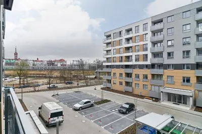 Budynek, w którym mieści się apartament