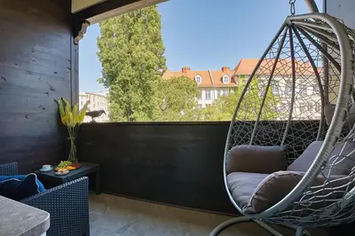 Część wypoczynkowa w obiekcie Hotel Villa Art Novis Wrocław Centrum