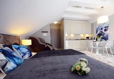 Część wypoczynkowa w obiekcie Apartamenty Biała Sowa Czarna Góra