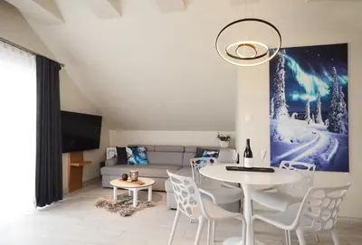 Część wypoczynkowa w obiekcie Apartamenty Biała Sowa Czarna Góra