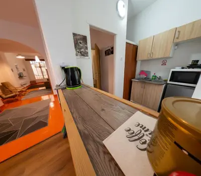 Kuchnia lub aneks kuchenny w obiekcie Loft w centrum Złotego Stoku