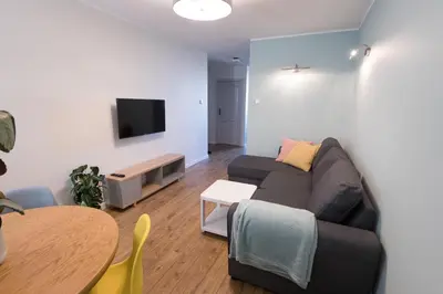 Telewizja i/lub zestaw kina domowego w obiekcie Studzienna