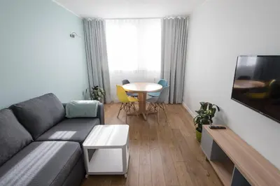 Telewizja i/lub zestaw kina domowego w obiekcie Studzienna